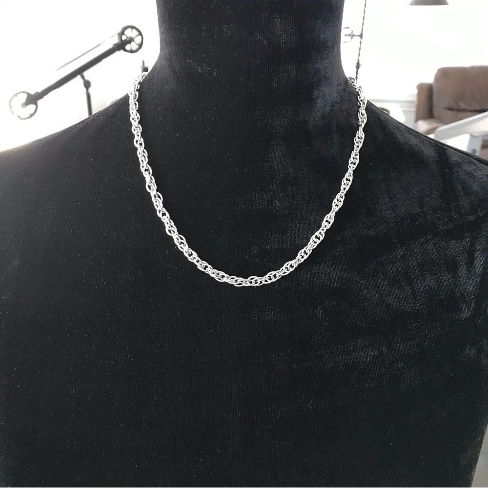 🆕 Twisted Helix Stainless Steel Necklace